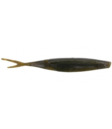 YAMAMOTO HINGE MINNOW 6" GREEN PUMPKIN BLACK FLAKE