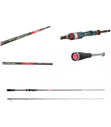 CAÑA MAJOR CRAFT LATI-GO ADAGGIO SPINNING 7'9" 236 3-18GR FAST M PE 0.6-1.0 2PCS