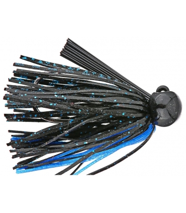 JIG BASS PATROL SILICONA BLACK & BLUE 3/4 OZ