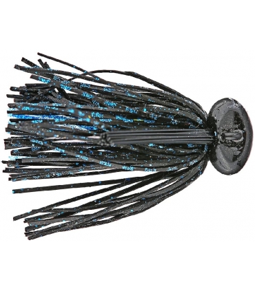 JIG BASS PATROL SILICONA BLACK & BLUE 3/4 OZ