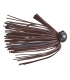 JIG BASS PATROL RUBBER BROWN BLACK 1/4 OZ