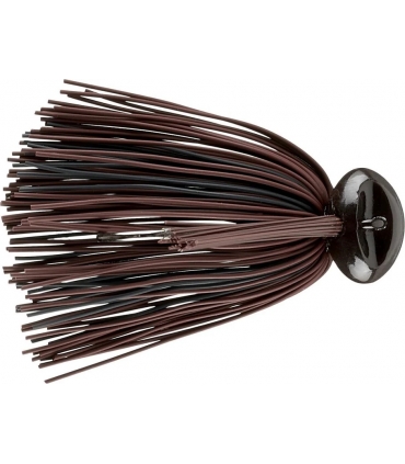 JIG BASS PATROL RUBBER BROWN BLACK 1/4 OZ