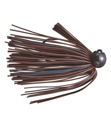 JIG BASS PATROL RUBBER BROWN BLACK 3/8 OZ