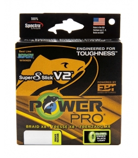 TRENZADO POWER PRO 0.32 MM 135 MT SUPER 8 SLICK V2 GREEN