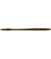 YUM 4" FINESSE WORM GREEN PUMPKIN PURPLE FLAKE 12PK
