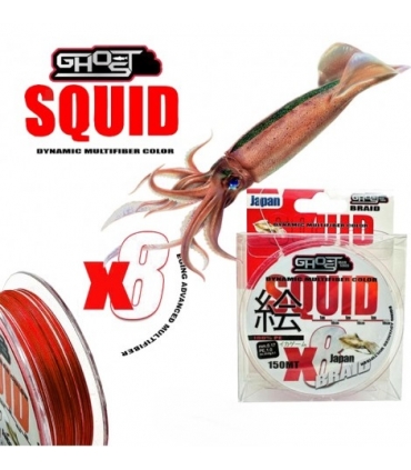 TRENZADO GHOST SQUID 0.08MM PE.03 3.7KG