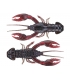 NIKKO CRAW 3.2" 81MM 440 BLOOD MOON 4PCS