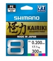 SHIMANO KAIRIKI X8 0.23MM 22.5KG 300M MULTI COLOR