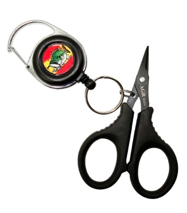 AGR BAITS TIJERAS FISH GRIP Y CABLE RETRACTIL