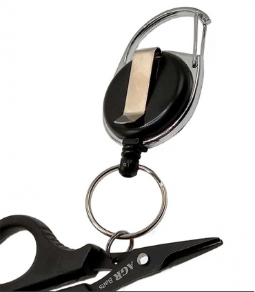 AGR BAITS TIJERAS FISH GRIP Y CABLE RETRACTIL