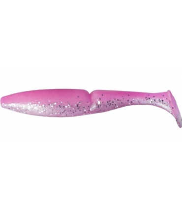 SAWAMURA ONE UP SHAD REAL 5" PINK BACK GLITTER BELLY 083