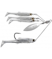 LIVE TARGET BAITBALL SPINNER RIG 1/2OZ PEARL WHITE SILVER