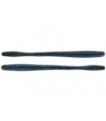 LIVETARGET 5.5"STRAIGHT TAIL WORM BLACK BLUE