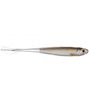 LIVETARGET GHOST TAIL MINNOW 4.5" SILVER BROWM