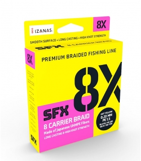 SUFIX 8 CARRIER BRAID 0.185MM 300MT MULTICOLOR