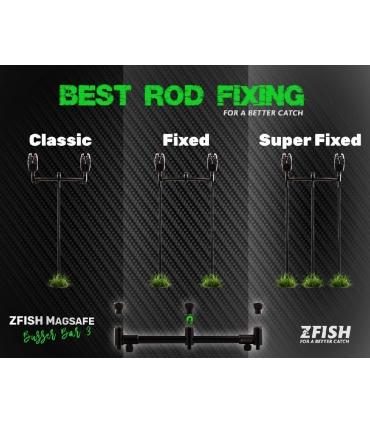 ZFISH BUZZER BAR ZFX 3 RODS