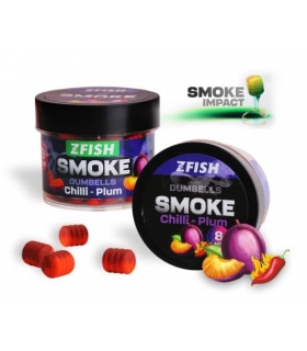 ZFISH SMOKE POP-UP DUMBELLS 8MM CHILLI PLUM