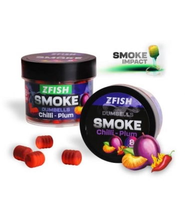 ZFISH SMOKE POP-UP DUMBELLS 8MM CHILLI PLUM