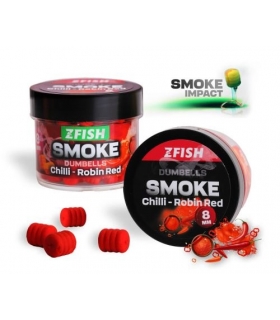 ZFISH SMOKE POP-UP DUMBELLS 8MM CHILLI ROBIN RED