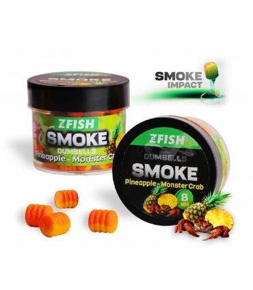 ZFISH SMOKE POP-UP DUMBELLS 8MM PINEAPPLE MONSTER CRAB