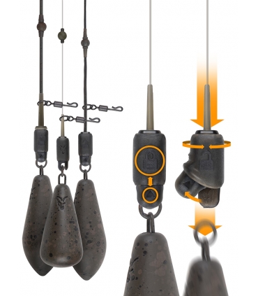 FOX EDGES NATURALS HELI-CLIP 3PCS