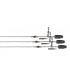 FOX EDGES NATURALS HELI-CLIP RIGS 40LB SUBMERGE 3P