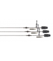 FOX EDGES NATURALS HELI-CLIP RIGS 40LB SUBMERGE 3P