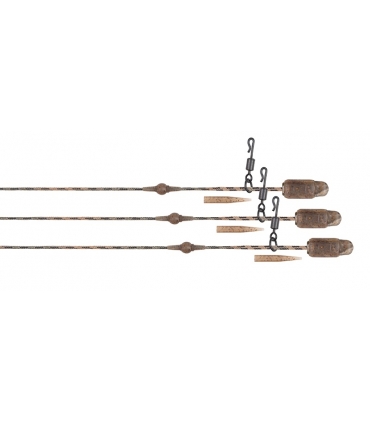 FOX EDGES CAMO HELI-CLIP RIGS 30LB SUBMERGE 3PCS