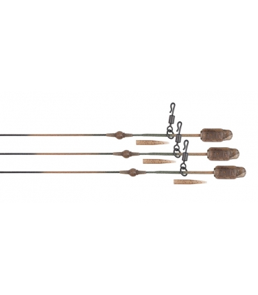 FOX EDGES CAMO HELI-CLIP RIGS 50LB SUBMERGE 3PCS