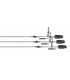FOX EDGES NATURALS HELI-CLIP RIGS 50LB COPPER CORE 3PCS