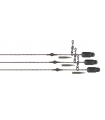 FOX EDGES NATURALS HELI-CLIP RIGS 50LB COPPER CORE 3PCS