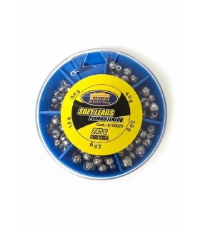 LINEAEFFE CAJA PLOMOS RANA VARIADA 0.6GR-4GR