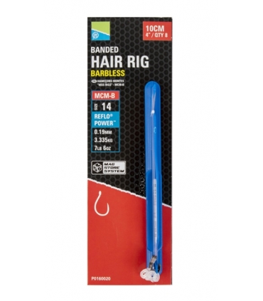 PRESTON INNOVATIONS MCM-B BAYONET HAIR RIGS 10CM Nº12