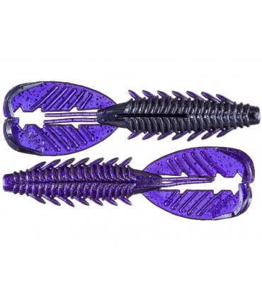 X ZONE PRO SERIES ADRENALINE CRAW 3.5" PURPLE SHADOW