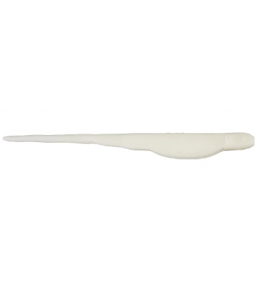 X ZONE WHIPLASH SHAD 6" SNOW WHITE