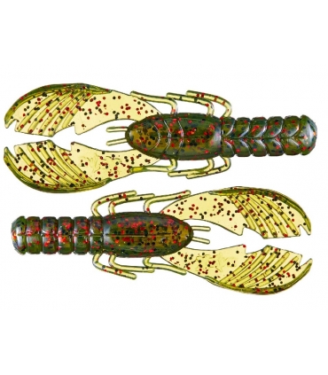 X ZONE MUSCLE BACK FINESSE 3.25" WATERMELON RED FLK