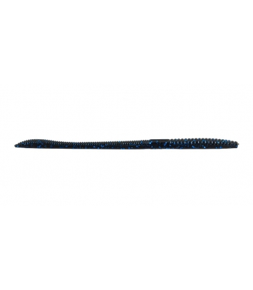 X ZONE DECEPTION WORM 6" BLACK BLUE FLAKE
