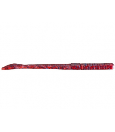 X ZONE MB FAT FINESSE WORM 6" PLUM