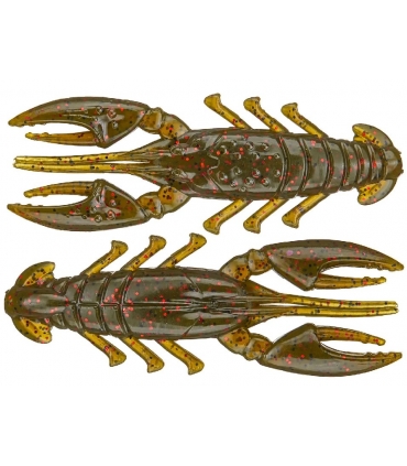 X ZONE LURES SCENTED STEALTH CRAW 2.5" GRASS CRAW
