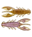 X ZONE LURES SCENTED STEALTH CRAW 2.5" BIG LIMIT