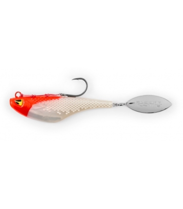 BLACK CAT MAD FLASH SPIN TAIL 14CM RED HEAD