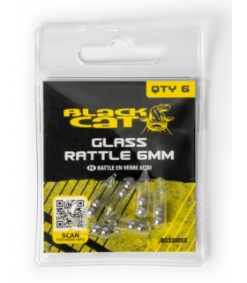 BLACK CAT GLASS RATTLE 6MM