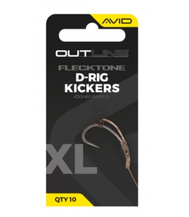 AVID CARP OUTLINE FLECKTONE D-RIG KICKERS XL