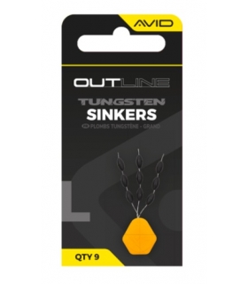AVID CARP OUTLINE TUGNSTEN SINKERS LARGE