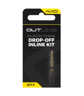 AVID CARP OUTLINE FLECKTONE DROP-OFF INLINE KIT