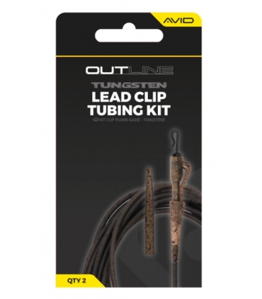 AVID CARP OUTLINE LEAD CLIP TUNGSTEN TUBING KIT