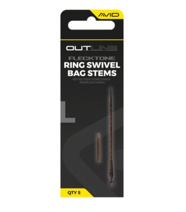 AVID CARP OUTLINE FLECTONE LONG BAG STEMS RINGS SWIVEL LONG