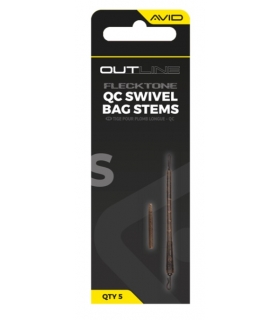 AVID CARP OUTLINE FLECTONE SHORT BAG STEMS QC SHORT