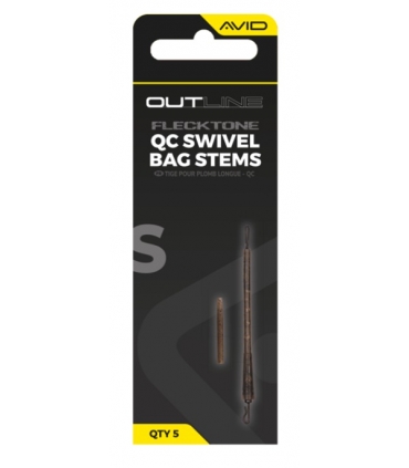 AVID CARP OUTLINE FLECTONE SHORT BAG STEMS QC SHORT