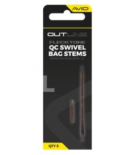 AVID CARP OUTLINE FLECTONE LONG BAG STEMS QC LONG